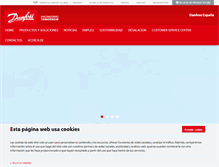 Tablet Screenshot of danfoss.es