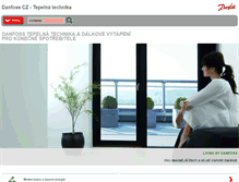 Tablet Screenshot of cz.spotrebitel.danfoss.com