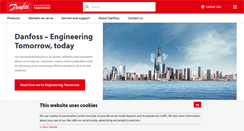 Desktop Screenshot of danfoss.com